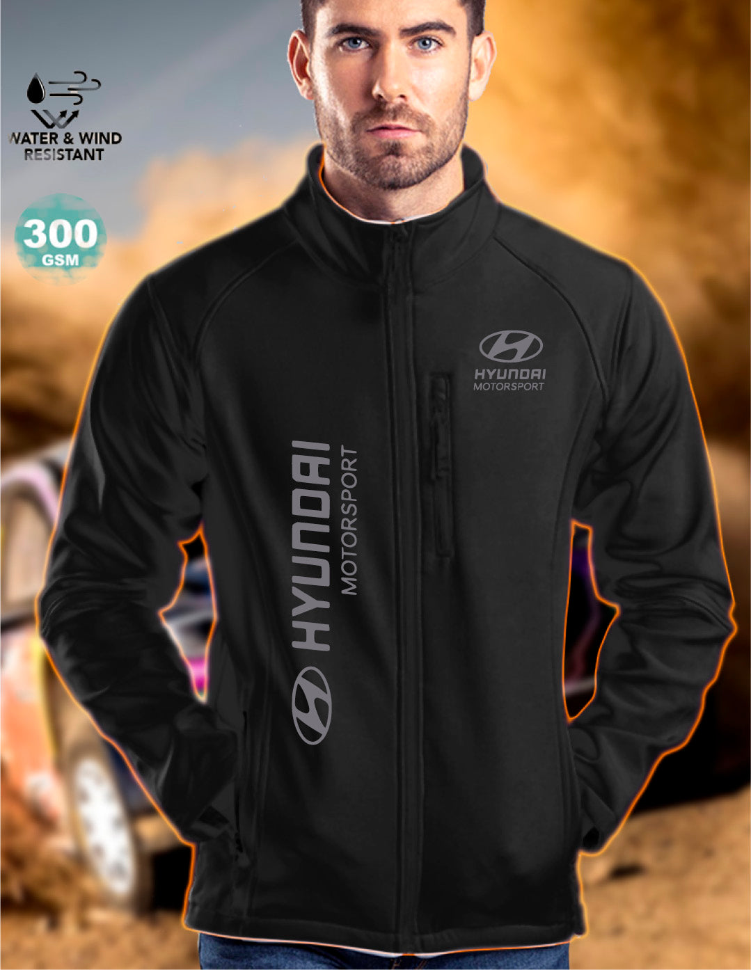 Casaco Softshell Hyundai Motorsport Rally WRC WTCR