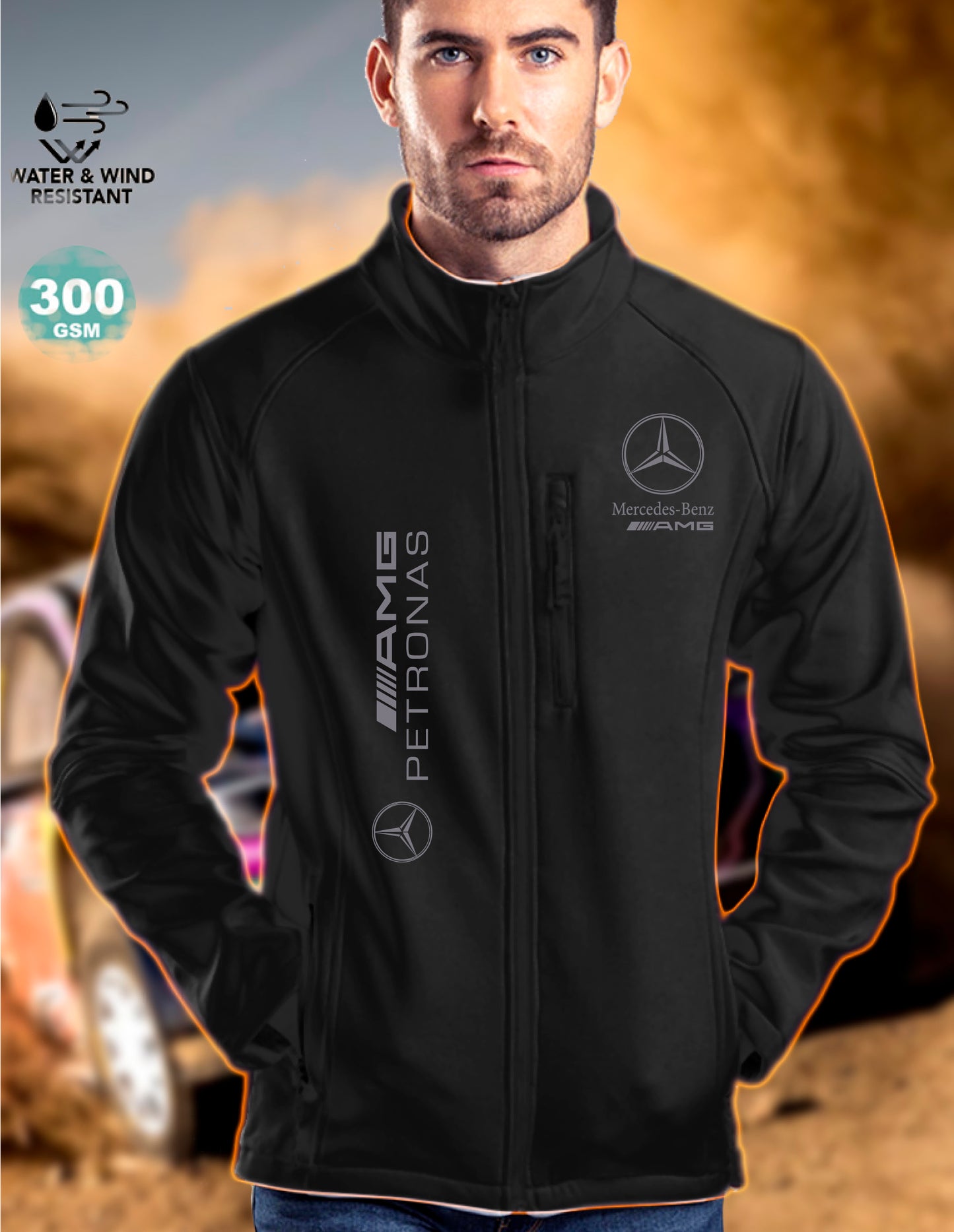 Casaco Softshell Mercedes F1 AMG Petronas GT