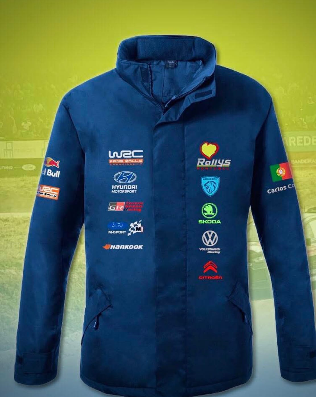 Casaco WRC - CPR personalizado com nome