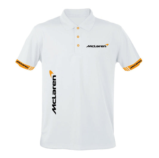 Polo McLaren 100% Polyester Formula 1 Indy Car Extreme E, Customized Polo Hoodie Sweatshirt Tshirt